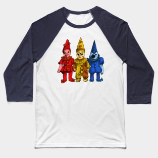 evil porcelain clowns Baseball T-Shirt